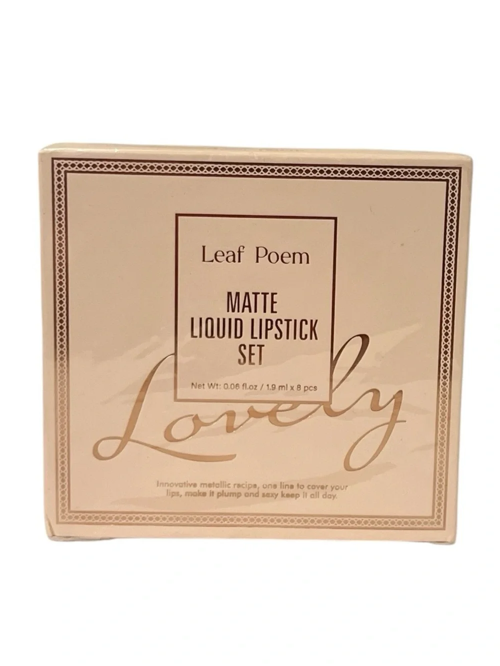 Leaf Poem Lovely Matte Liquid Lipstick Set - 8 Piece NIB